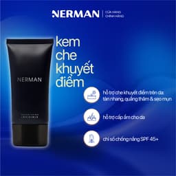 Thumbnail Kem Che Khuyết Điểm Cho Nam Nerman BB Cream Invisible 3-In-1 Chống Nắng Spf 45+, Che Khuyết Điểm, Dưỡng Ẩm Nerman 50g 1