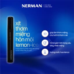 Thumbnail Xịt thơm miệng Nerman Cool Smile 2 hương Ice Coffee & Lemon Ice 10ml/chai 4
