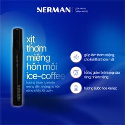 Thumbnail Xịt thơm miệng Nerman Cool Smile 2 hương Ice Coffee & Lemon Ice 10ml/chai 3