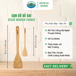 Thumbnail Sạn Gỗ Dẻ Gai Ohiama Beech Wooden Turner - Dụng Cụ Nhà Bếp, Nấu Ăn - Đồ Thủ Công Mỹ Nghệ Hàng VNXK 1
