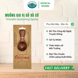 Thumbnail Muỗng Gia Vị Gỗ Xà Cừ Ohiama Wooden Seasoning Spoon - Dụng Cụ Bếp, Bàn Ăn, Đồ Thủ Công VNXK, Tết 3