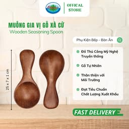 Thumbnail Muỗng Gia Vị Gỗ Xà Cừ Ohiama Wooden Seasoning Spoon - Dụng Cụ Bếp, Bàn Ăn, Đồ Thủ Công VNXK, Tết 1