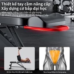 Thumbnail OneTwoFit Ghế tập gym tập tạ Có thể gấp gọn Ghế tập thể hình tại nhà Có thể đặt quả tạ 4