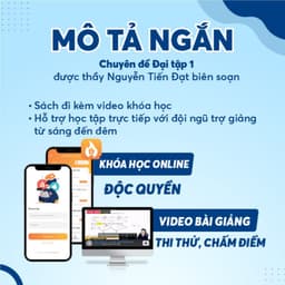 Thumbnail Sách Chinh Phục Từ A Đến Z  Đạt Điểm Tối Đa Toán 12 Đại Tập 1 biên soạn bởi thầy Nguyễn Tiến Đạt 2