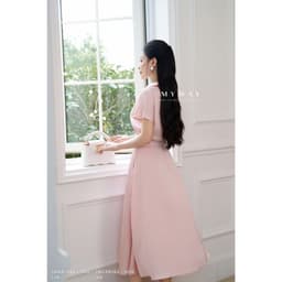 Thumbnail Set Bộ Áo Kiểu Chân Váy Xòe MY WAY Cổ Vest Bo Eo Cao Cấp 2MAB1484 - 2MCXB262 - HO0 2