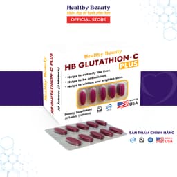 Thumbnail VIÊN UỐNG GIẢI ĐỘC GAN, CHỐNG OXY HÓA, DƯỠNG SÁNG DA HB GLUTATHION-C PLUS 30 VIÊN 2