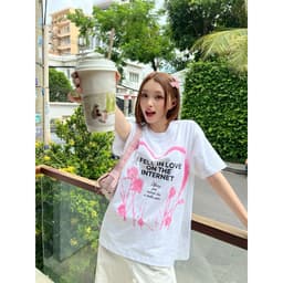 Thumbnail Áo Thun TSUN InternetLove Tee - Trắng - [UNISEX] - In Logo - Nam/Nữ - Local Brand - Streetwear 2