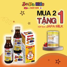 Thumbnail Mua 2 JAPA KIDS tặng 1 sữa Japa milk giúp con ăn ngon hấp thụ tốt tăng cân đều nhập khẩu Nhật Bản 1