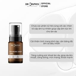 Thumbnail DRCEUTICS Tinh Chất HA Drceutics Cấp Ẩm Và Căng Bóng Da Hyaluronic Acid + NMFs 30ml 3