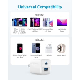 Thumbnail Sạc Anker 323 Công Suất 33W 2 Cổng - 1 USB & 1 USB-C - A2331 3