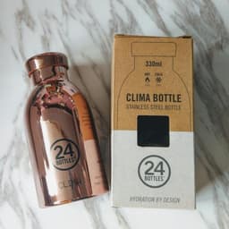 Thumbnail Bình giữ nhiệt chân không 24Bottles 330ml chất liệu thép không gỉ màu Rose Gold 3