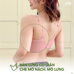Thumbnail Áo lót bầu, áo ngực bầu không gọng Venus Charm cho bà bầu sau sinh và cho con bú chống chảy xệ W116 3