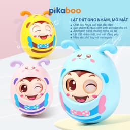 Thumbnail Đồ chơi lật đật con vật Pikaboo và âm thanh vui nhộn, chất liệu an toàn cho bé 2