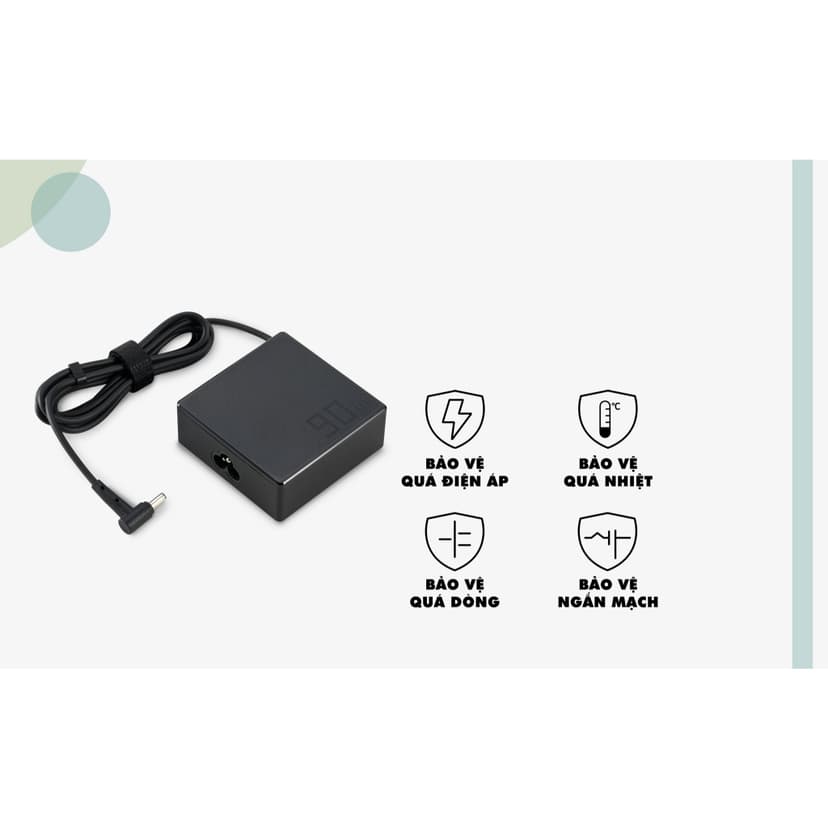 Ảnh Adapter đa năng Laptop ASUS 90W 19V - 4.74A 3