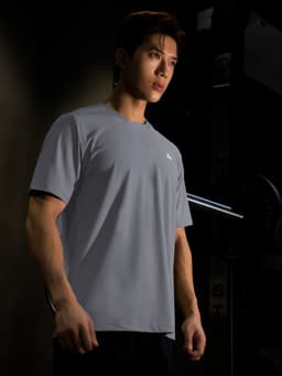 Thumbnail Áo tập gym nam Fitme Performance 2.0 form oversize co giãn cao cấp, hỗ trợ boxing chạy bộ AOTN01 4