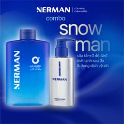 Thumbnail Combo Fresh Man Nerman -Sữa tắm gội lạnh 4IN1 330ml & Dung dịch vệ sinh cho nam 100ml & Xịt khử mùi toàn thân 100ml 2