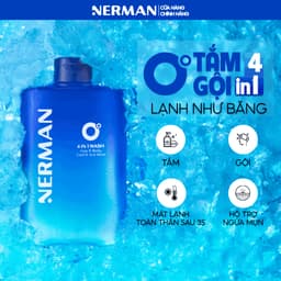 Thumbnail Combo Fresh Man Nerman -Sữa tắm gội lạnh 4IN1 330ml & Dung dịch vệ sinh cho nam 100ml & Xịt khử mùi toàn thân 100ml 3