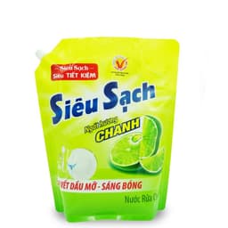 Thumbnail Combo 2 nước rửa chén LIX 7KG siêu sạch hương chanh loại túi 2C-N4301 làm sạch vết bẩn dầu mỡ không hại da tay 2