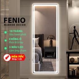 Thumbnail Gương led cảm ứng soi toàn thân FENIO Decor hình chữ nhật có đèn led 3 màu 1