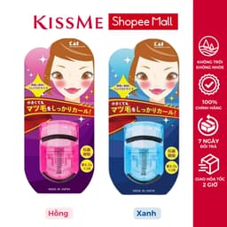Thumbnail Dụng cụ bấm cong lông mi cầm tay Nhật Bản uốn mi cong tự nhiên bằng nhựa Kèm 1 miếng đệm thay thế Compact Curler KAI 1
