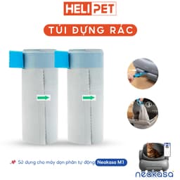 Thumbnail Túi rác dùng cho máy dọn phân mèo NEAKASA M1 dễ dàng kéo khoá túi rác - HELIPET 2