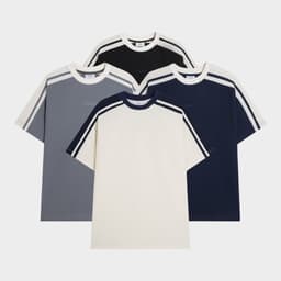 Thumbnail Áo Thun Teelab Sporty Side-Line Tshirt Vải Waffle Unisex Form Oversize Local Brand TS257 1