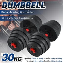 Thumbnail BG-Bộ Tạ Tay Đa Năng 30KG (5 in 1) Kết Hợp Tạ Đòn,Tạ Đơn,Tạ Ấm Điều Chỉnh Cao Cấp 3