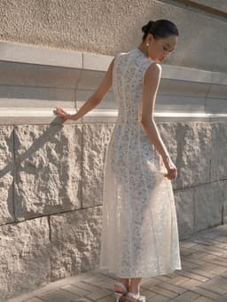 Thumbnail Đầm ren dệt Louise Lace Dress HUONG BOUTIQUE HBV1295 2