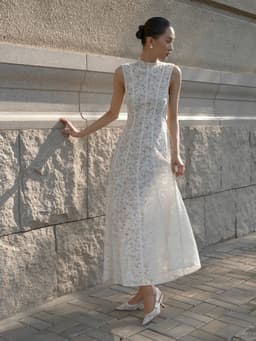 Thumbnail Đầm ren dệt Louise Lace Dress HUONG BOUTIQUE HBV1295 1
