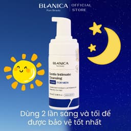 Thumbnail Dung dịch vệ sinh nam BLANICA chiết xuất lá trầu không, Dạng bọt, mùi hương tự tin nam tính 100ml 3
