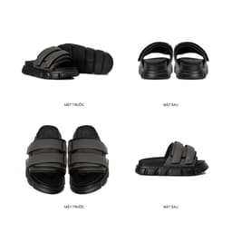 Thumbnail Dép Sandal Nam Nữ Tăng Chiều Cao THEWOLF ESSENTIAL STRAP SLIDE SANDAL - Đen Xám Nâu Beige Kem Sữa 3