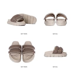 Thumbnail Dép Sandal Nam Nữ Tăng Chiều Cao THEWOLF ESSENTIAL STRAP SLIDE SANDAL - Đen Xám Nâu Beige Kem Sữa 4