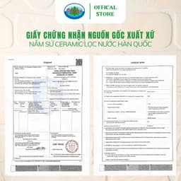 Thumbnail Nấm Sứ Ceramic Ohiama Water Filter Element Hàn Quốc Chính Hãng - Bộ Phụ Kiện Bình Lọc Nước Uống 3