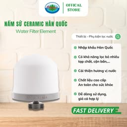 Thumbnail Nấm Sứ Ceramic Ohiama Water Filter Element Hàn Quốc Chính Hãng - Bộ Phụ Kiện Bình Lọc Nước Uống 1