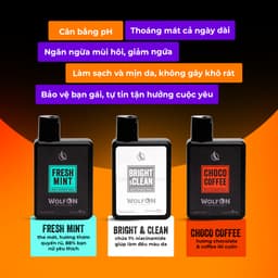 Thumbnail Dung Dịch Vệ Sinh Nam Giới Wolf ON Hương Thơm Nam Tính Khử Mùi Sạch Khuẩn 95ml 2