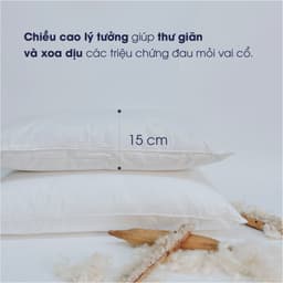 Thumbnail Gối gòn bông gạo tự nhiên 100% cotton Changmi Bedding nhẹ nhàng, mềm mại, êm ái và cực kỳ bền 3