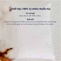 Thumbnail Gối gòn bông gạo tự nhiên 100% cotton Changmi Bedding nhẹ nhàng, mềm mại, êm ái và cực kỳ bền 4