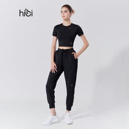 Thumbnail Quần Jogger Tập Yoga Gym Hibi Sports QD319, Kiểu Jogger Có Túi Phối 2 Bên 3