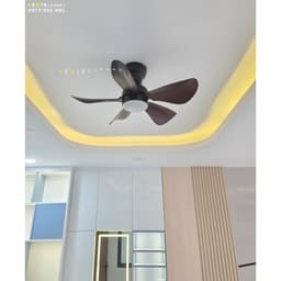 Thumbnail Quạt Trần Mini Có Đèn Lê Gia LGFAN650 - Chiều Cao 23cm - Sải Cánh 73cm - Bảo Hành 5 Năm 3