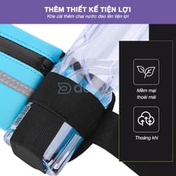 Thumbnail Túi chạy bộ nam nữ chống nước đeo bụng đựng điện thoại, chai nước có thêm lỗ luồn tai nghe và cái chìa khoá TDH 4
