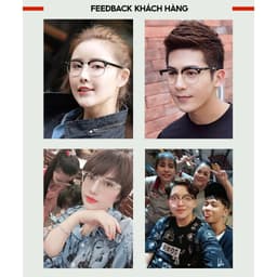 Thumbnail Gọng kính cận nam nữ thời trang dáng bầu Lani 5154 - Mắt kính có độ theo yêu cầu 2