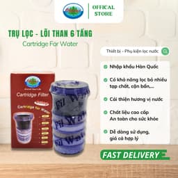 Thumbnail Trụ Lọc, Lõi than 6 Tầng Ohiama Cartridge For Water Hàn Quốc - Bộ Phụ Kiện Cho Bình Lọc Nước Uống 1