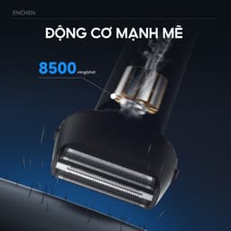 Thumbnail Máy cạo râu Enchen MS001 3 lưỡi dao linh hoạt, động cơ cạo mạnh mẽ chống nước toàn thân - BH 6 tháng 4