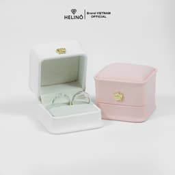 Thumbnail Nhẫn đôi bạc nam nữ S925 HELINO Love at first sight đính đá cao cấp, tự chỉnh size ND01 3