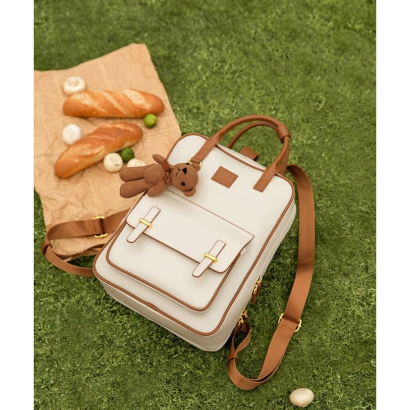 Ảnh Ba lô nữ đẹp Just Star thời trang size to dễ thương charm gấu ViAnh.vn Store 172855 2