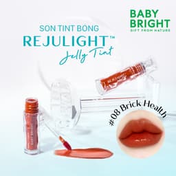 Thumbnail Son Tint Bóng Baby Bright Rejulight Jelly Tint Giúp Đôi Môi Mềm Mượt, Căng Bóng 3g 1