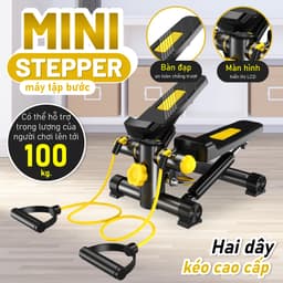 Thumbnail Máy chạy bộ thể dục tại nhà MSP 200 TẶNG KÈM DÂY KÉO - Nâng cao sức khỏe - Yellow 1