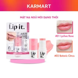 Thumbnail Mặt Nạ Môi Dạng Thỏi LIP IT Feel'in Good Lip Mask Stick Hỗ Trợ Dưỡng Môi Sáng Màu, Mờ Thâm 5.5g 1