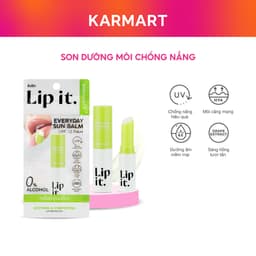 Thumbnail Son Dưỡng Môi Chống Nắng LIP IT Everyday Sun Balm SPF15 PA++ # Green Grape 3g 1