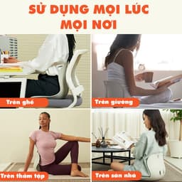 Thumbnail Ghế Công Thái Học Chống Gù Lưng, Ghế Văn Phòng Giúp Ngồi Thẳng Lưng Phù Hợp Trẻ Em Sinh Viên Người Làm Việc Hãng Amalife 3
